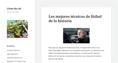 Desktop Screenshot of lineadecal.es